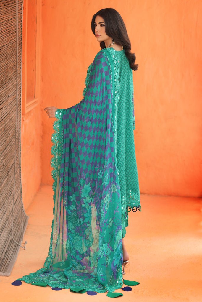 Charizma 3 Piece Embroidered Lawn Suit (AG4-05)