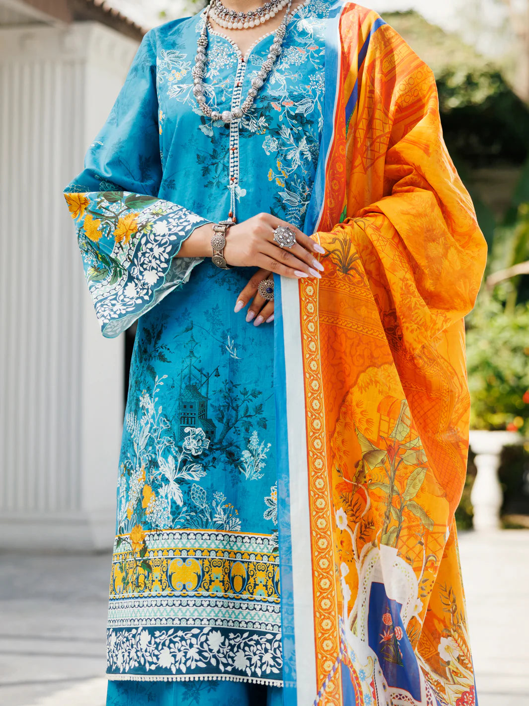 Almirah 3Pc Printed Lawn Suit ALP-3PS-2117 gulbuy.com