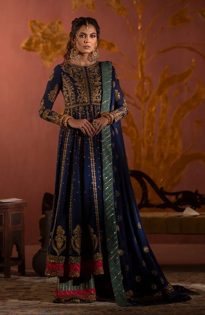 MARYUM & MARIA 3PC EMBROIDERED SUIT (SHIZAL-MW24-615)