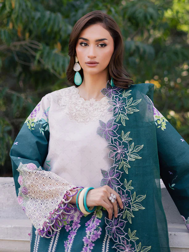 Parishay 3Pc Embroidered Lawn Suit BLOOM-01 gulbuy.com