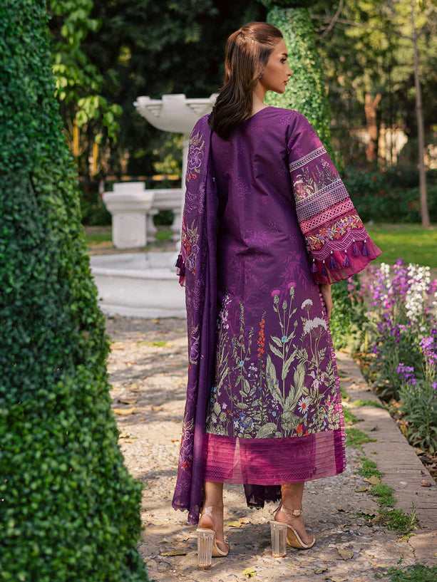 Parishay 3Pc Embroidered Lawn Suit BLOOM-07 gulbuy.com
