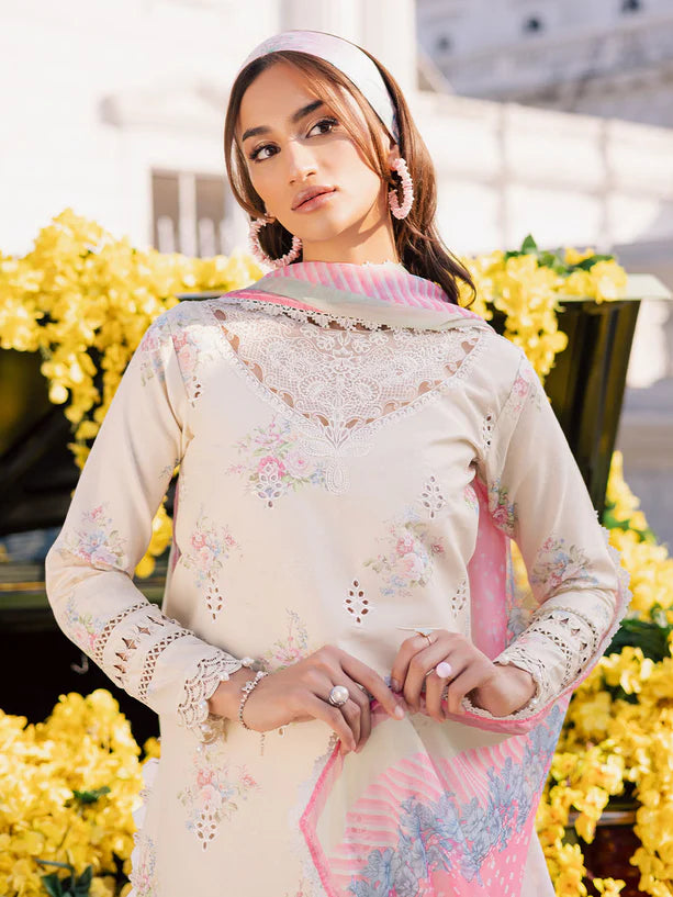 Parishay 3Pc Embroidered Lawn Suit BLOOM-12 gulbuy.com