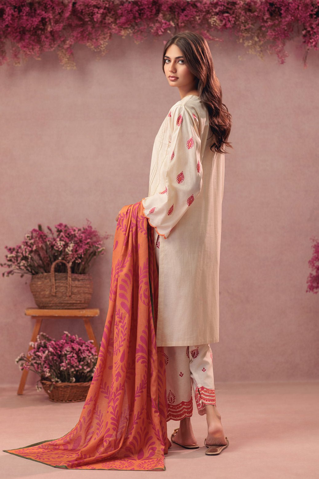 BONANZA SATRANGI 3PC PRINTED CAMBRIC SUIT (BS2243P02)