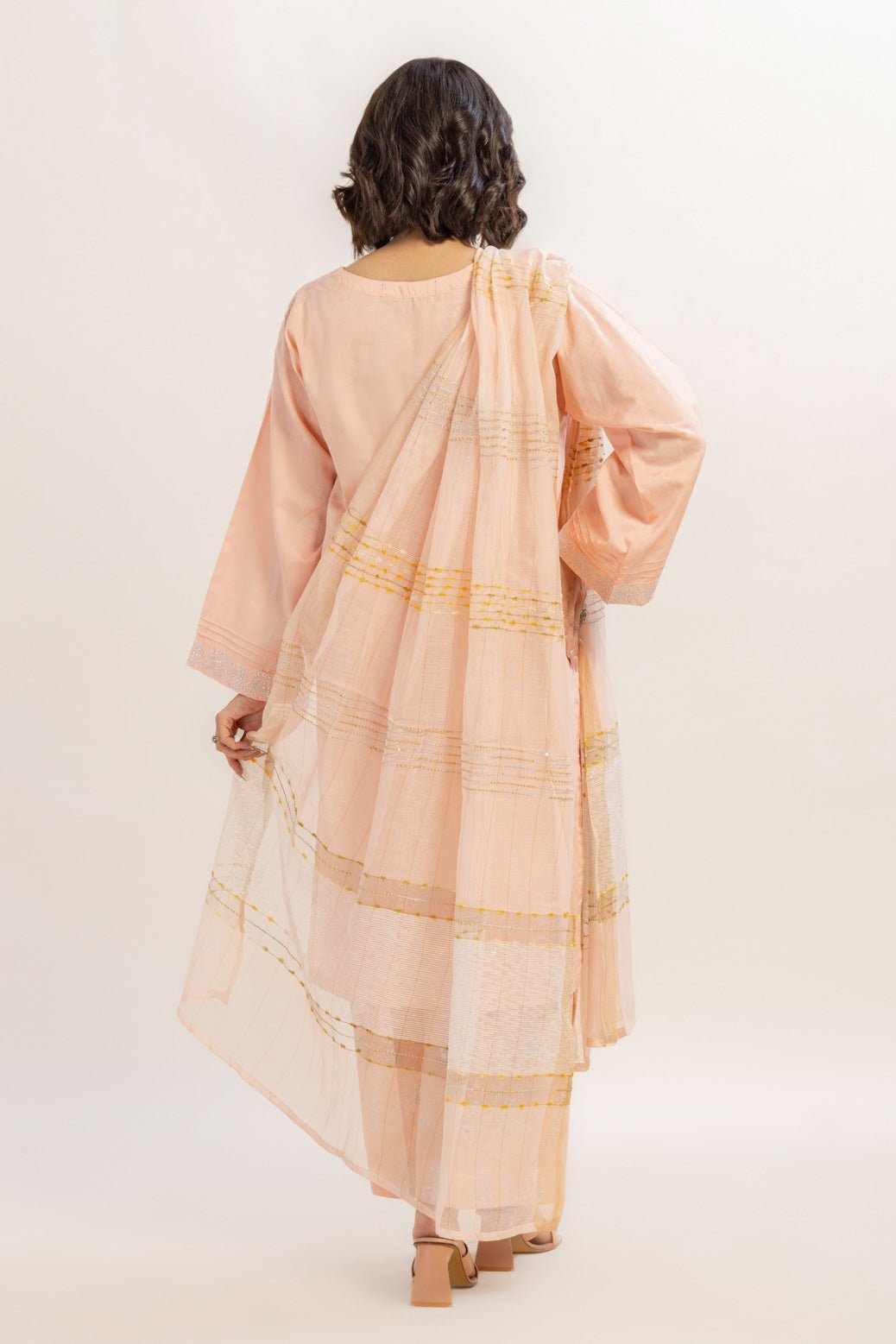 BONANZA SATRANGI 3PC JACQUARD CAMBRIC SUIT (BS2243P12)