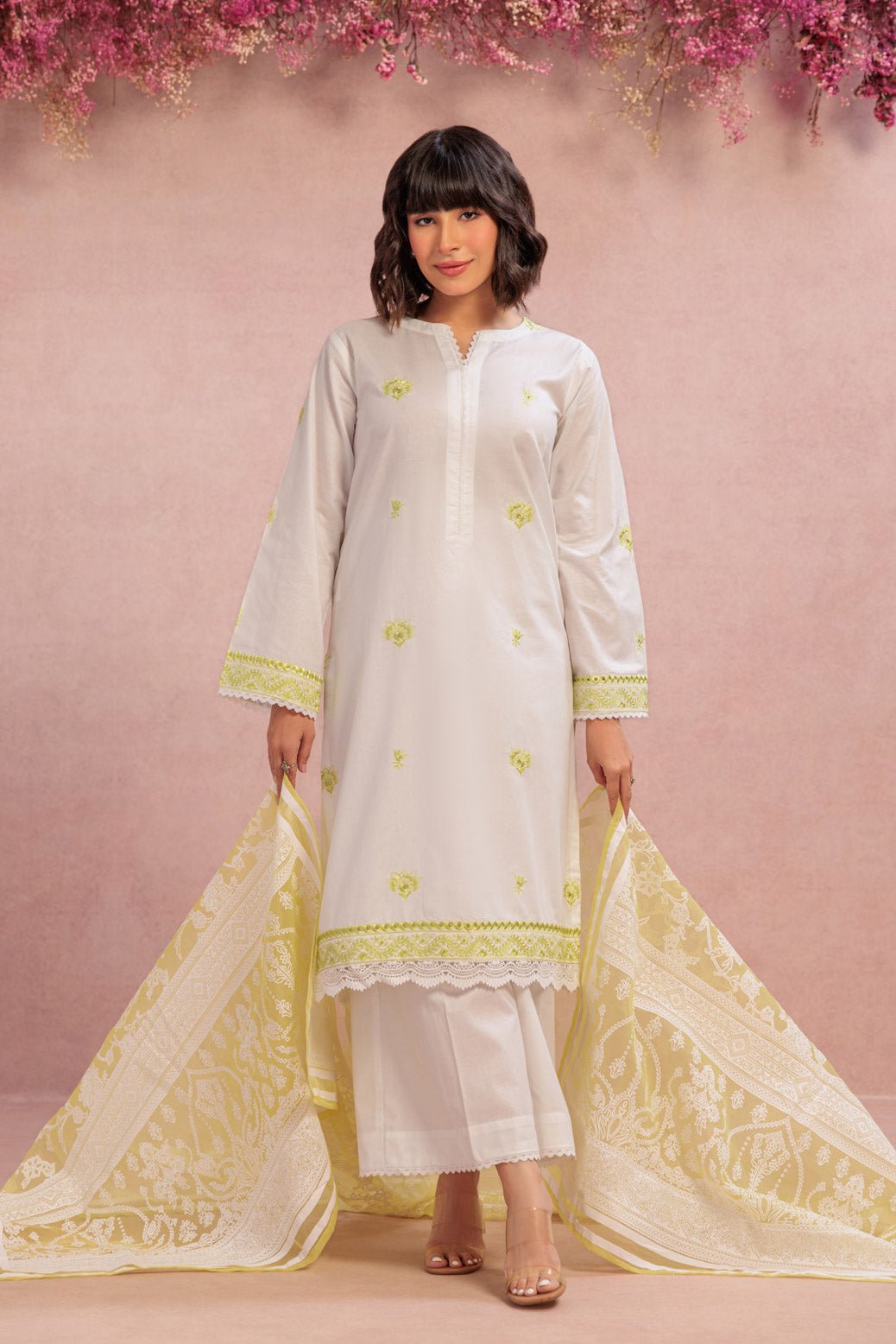 BONANZA SATRANGI 3PC PRINTED CAMBRIC SUIT (BS6243P09)
