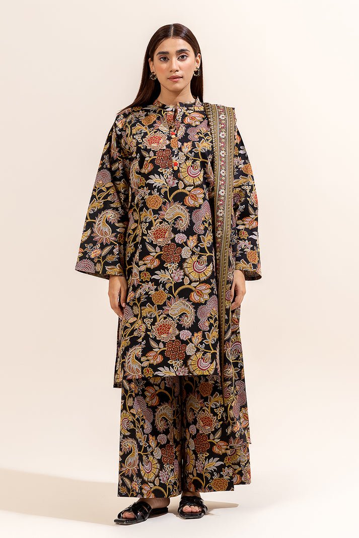 Beechtree 3Pc Printed Lawn Suit (BT12405UN004333-MULTI)