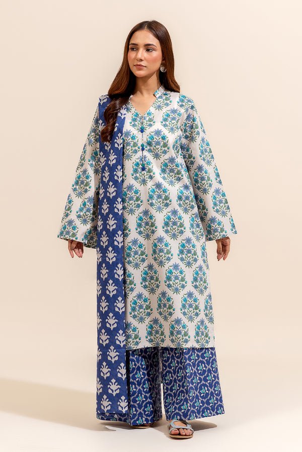 Beechtree 3Pc Printed Lawn Suit (BT12405UN004356-MULTI)
