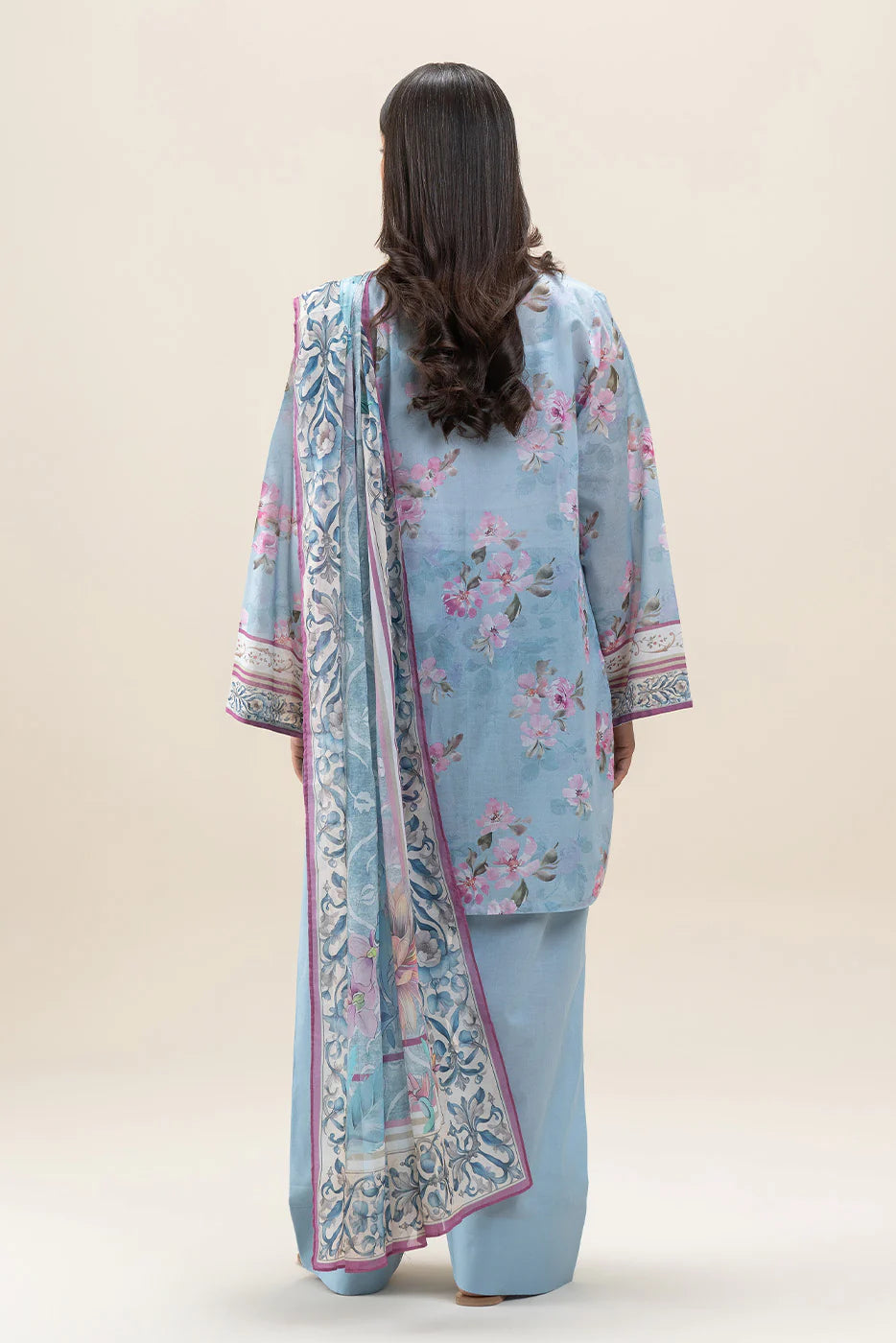 Beechtree 3Pc Printed Lawn Suit FLORA BLISS gulbuy.com