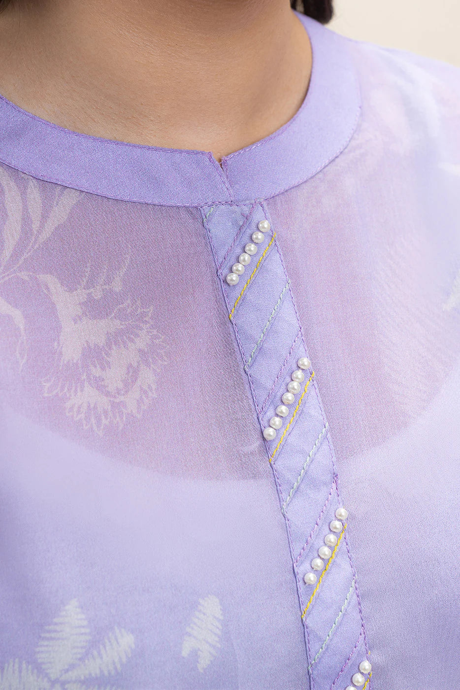 Beechtree 3Pc Printed Lawn Suit HEATHER HUES gulbuy.com