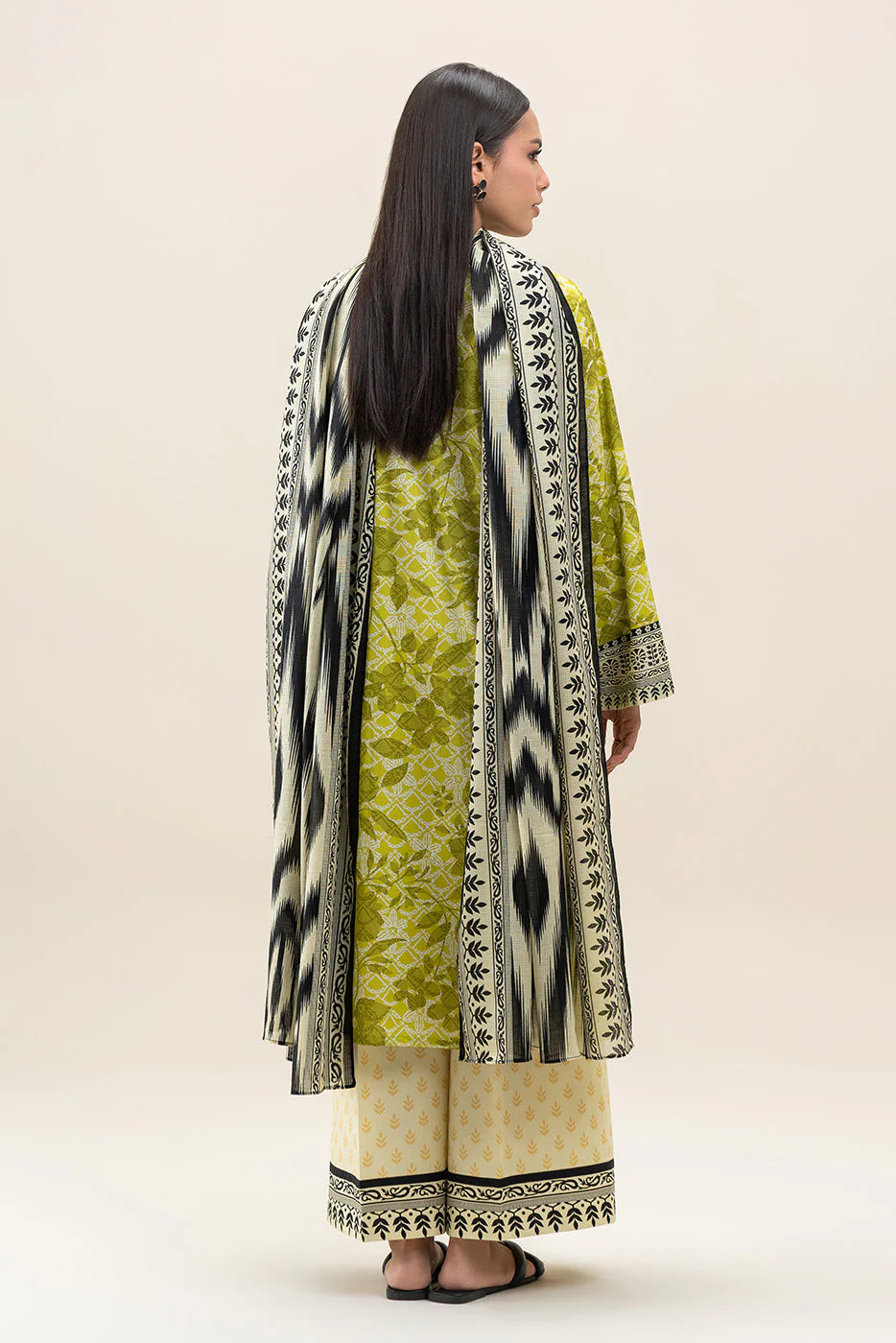 Beechtree 3Pc Printed Lawn Suit VOLT TRIBE gulbuy.com