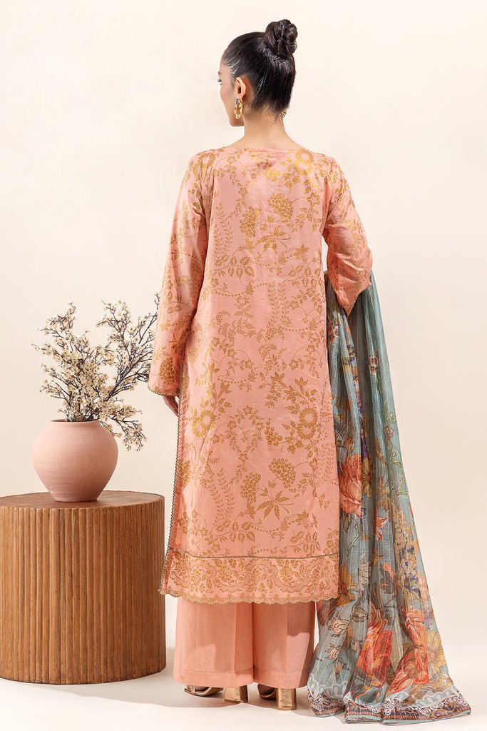 Beechtree 3Pc Embroidered Lawn Suit (BT4S23U16-PINK)