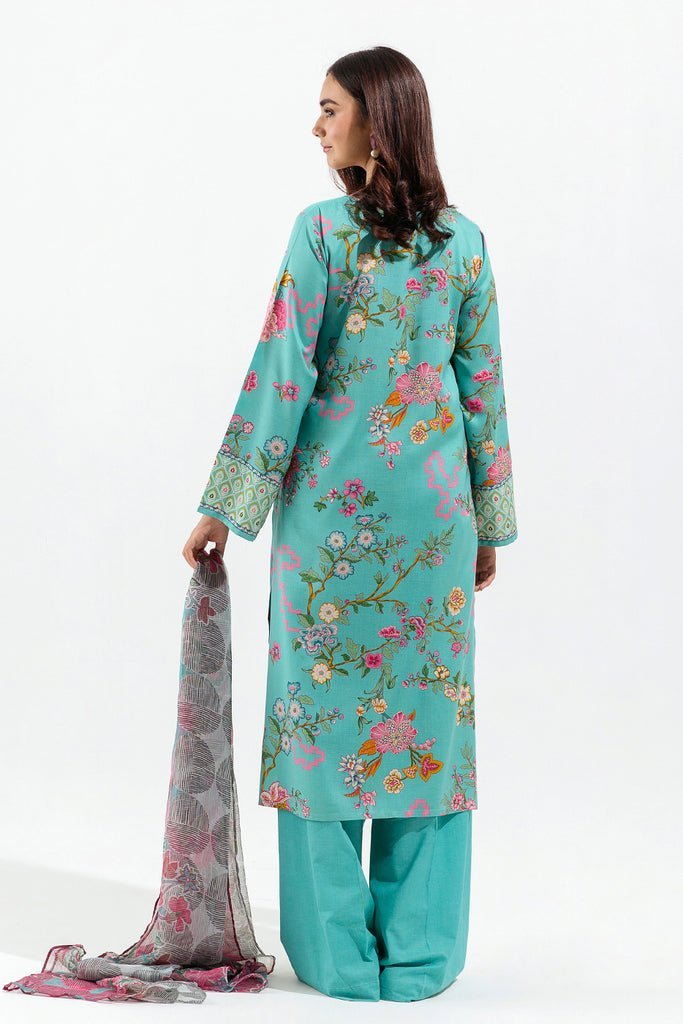 Beechtree 3Pc Printed Lawn Suit (BT5S23U32)