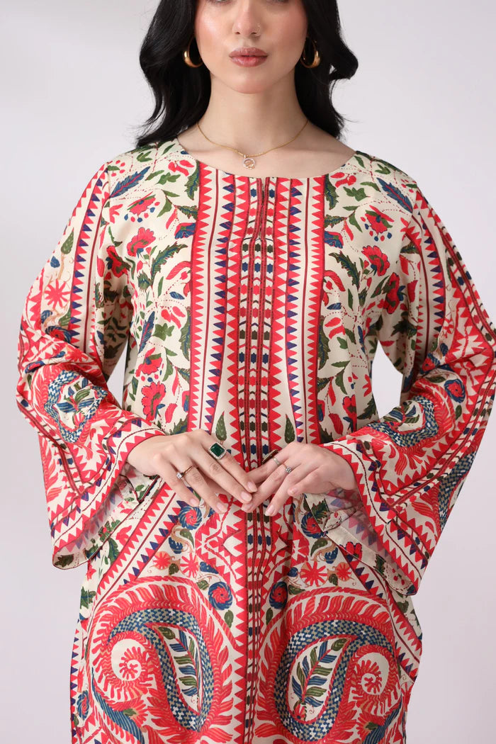 Mohagni 2Pc Printed Silk Lawn Suit CRP-02 gulbuy.com