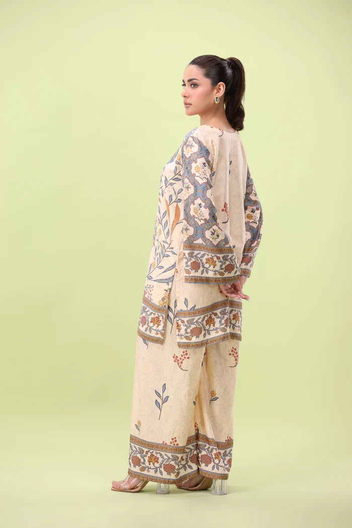 Mohagni 2Pc Printed Silk Lawn Suit CRP-09 gulbuy.com