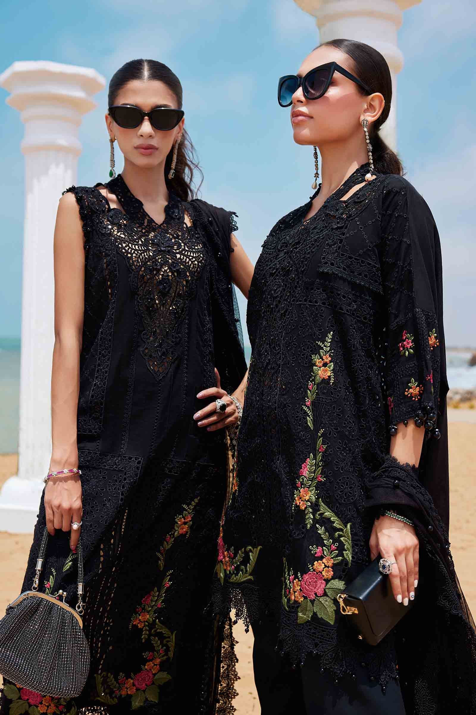 Maria B Embroidered Lawn Suit EID LAWN-25-01 (Stitched)