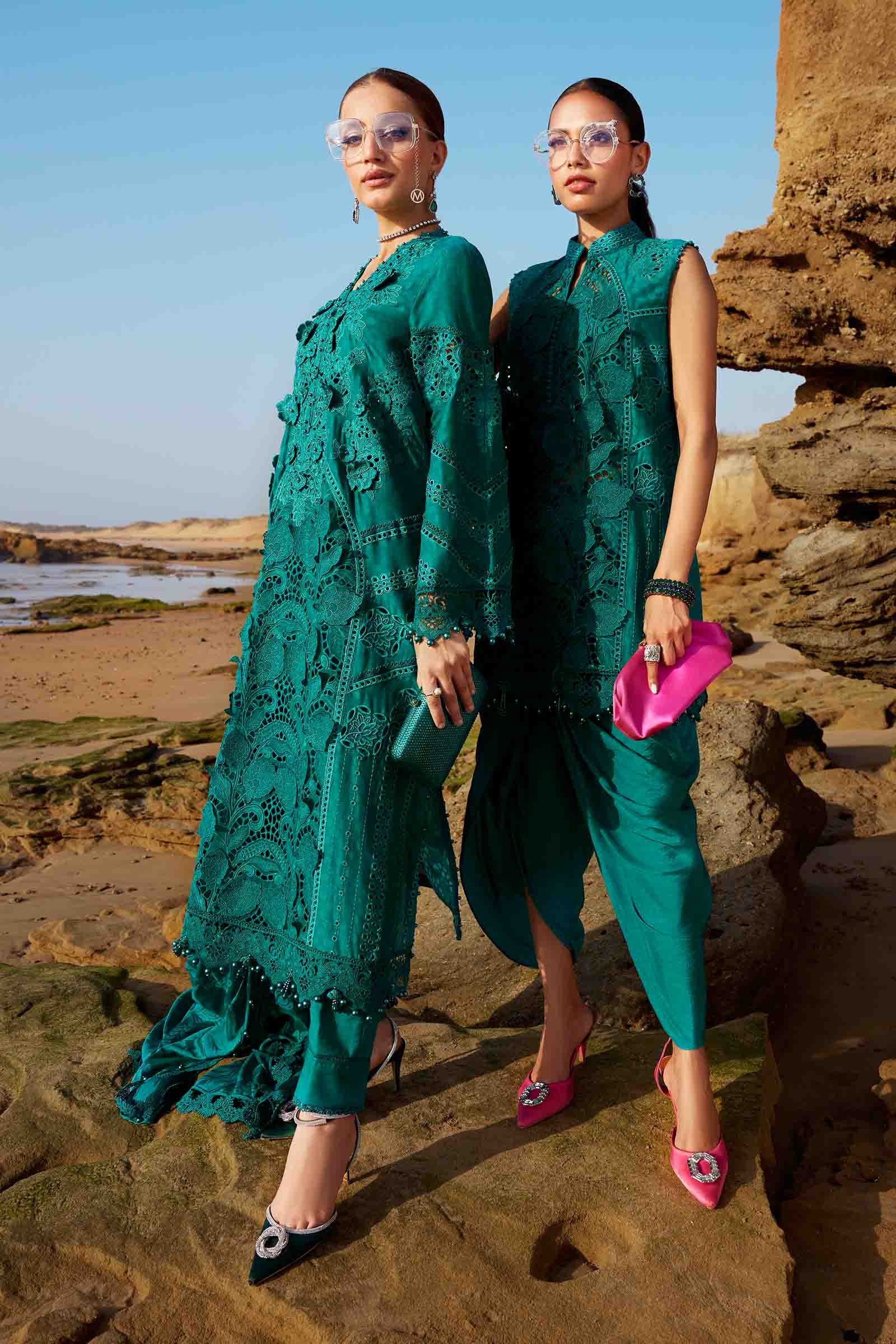 Maria B Embroidered Lawn Suit EID LAWN-25-05 (Stitched)