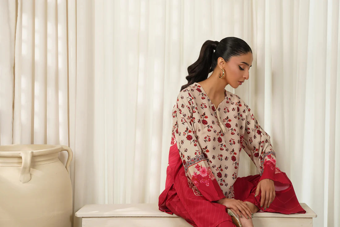Dhaga 2Pc Printed Cambric Suit Amicia gulbuy.com