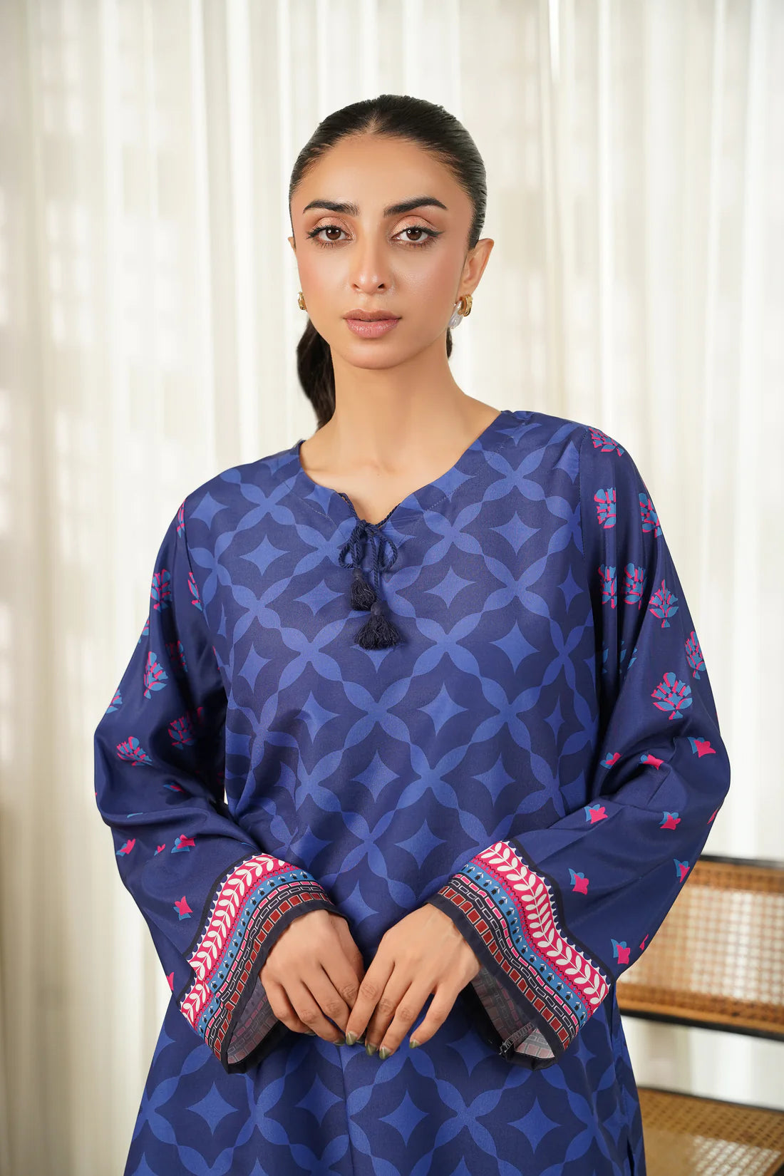 Dhaga 2Pc Printed Cambric Suit Lennie gulbuy.com