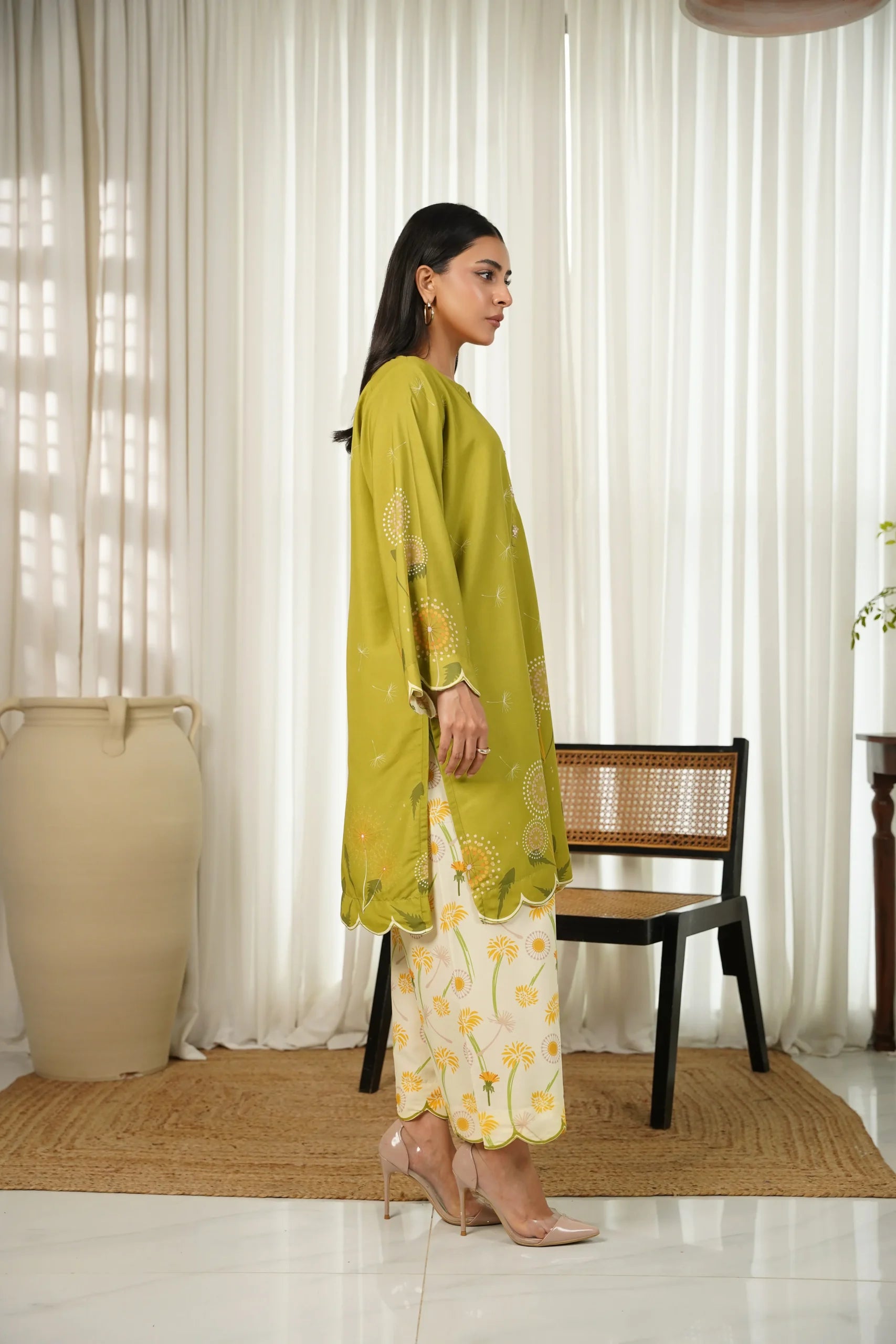 Dhaga 2Pc Printed Lawn Suit Juniper gulbuy.com