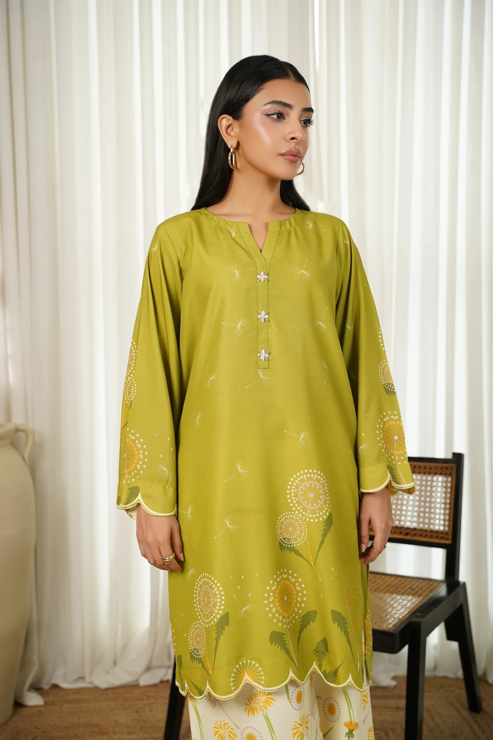 Dhaga 2Pc Printed Lawn Suit Juniper gulbuy.com