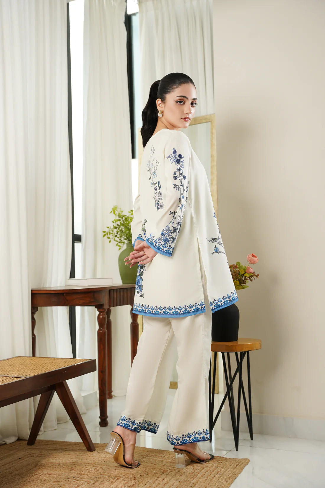 Dhaga 2Pc Printed Cambric Suit Amelia gulbuy.com