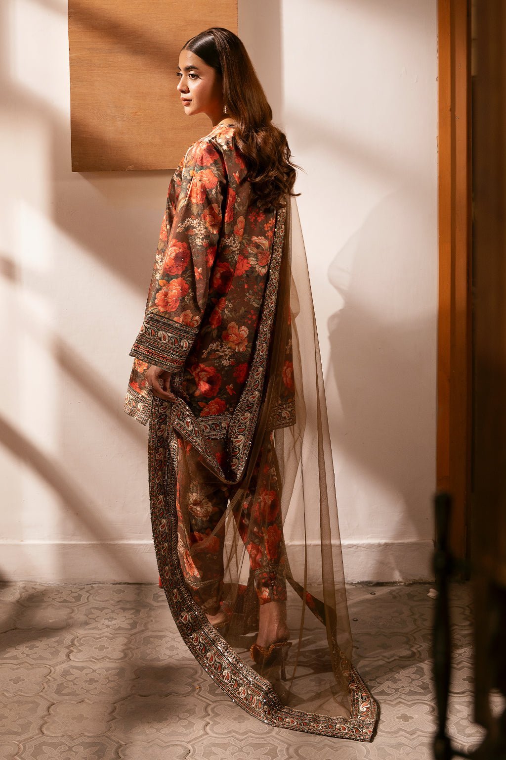 Sheenora 3Pc Embroidered Shamoz Silk Dress JANAN gulbuy.com