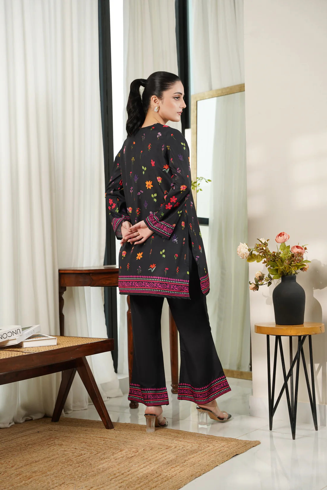 Dhaga 2Pc Printed Cambric Suit Becca gulbuy.com
