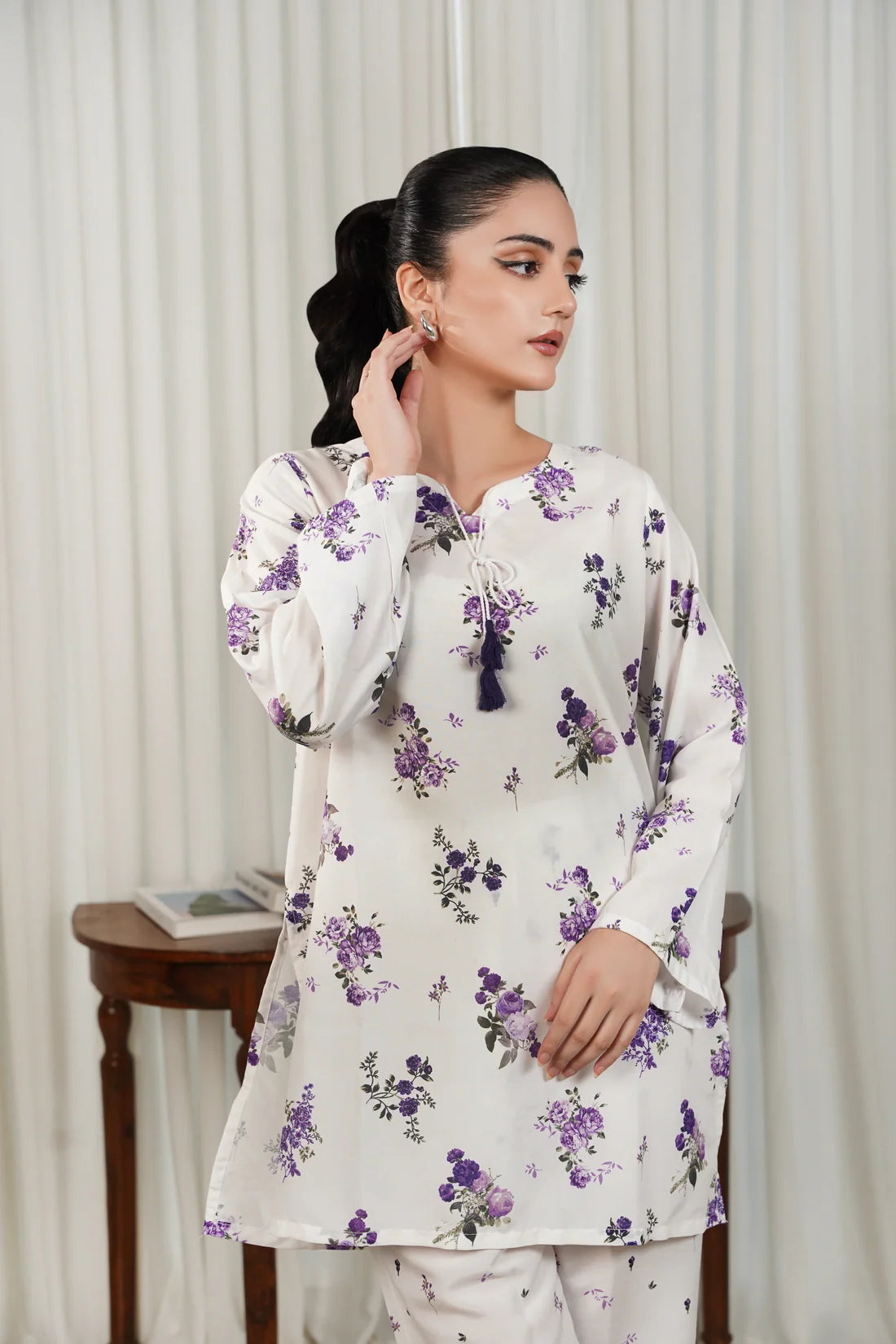 Dhaga 2Pc Printed Cambric Suit Blaire gulbuy.com