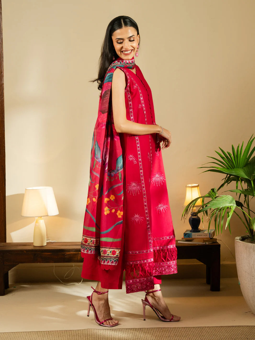 Faiza Faisal 3Pc Embroidered Lawn Suit VENA gulbuy.com