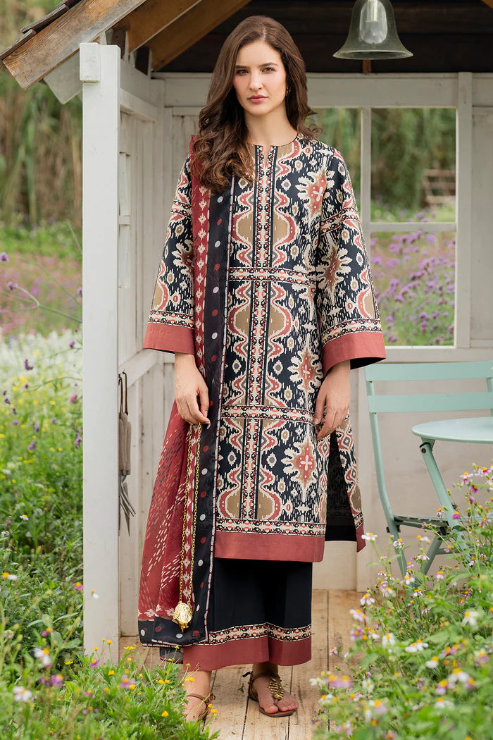 Jazmin 3Pc Printed Lawn Suit USE-9233 XL gulbuy.com