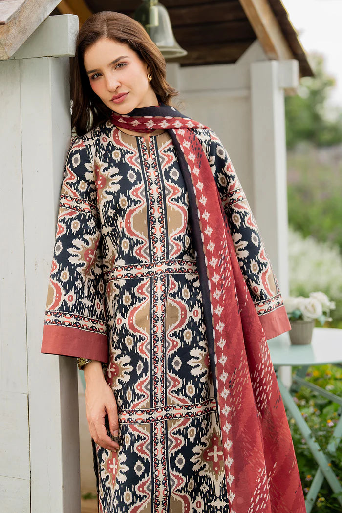 Jazmin 3Pc Printed Lawn Suit USE-9233 gulbuy.com