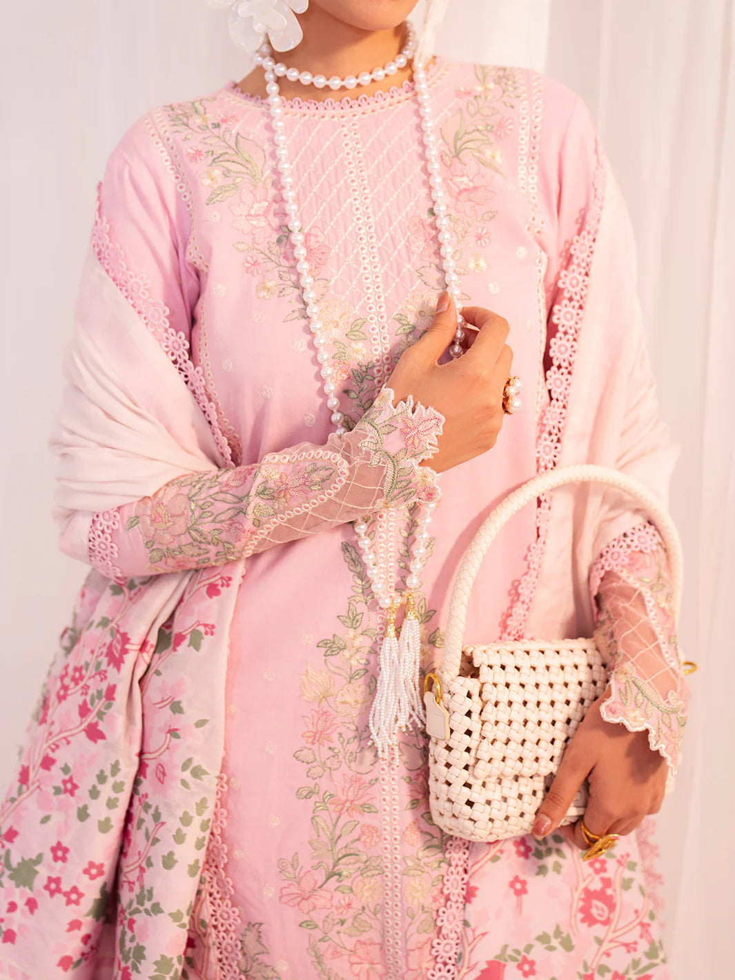 Faiza Faisal 3Pc Embroidered Lawn Suit LINA gulbuy.com