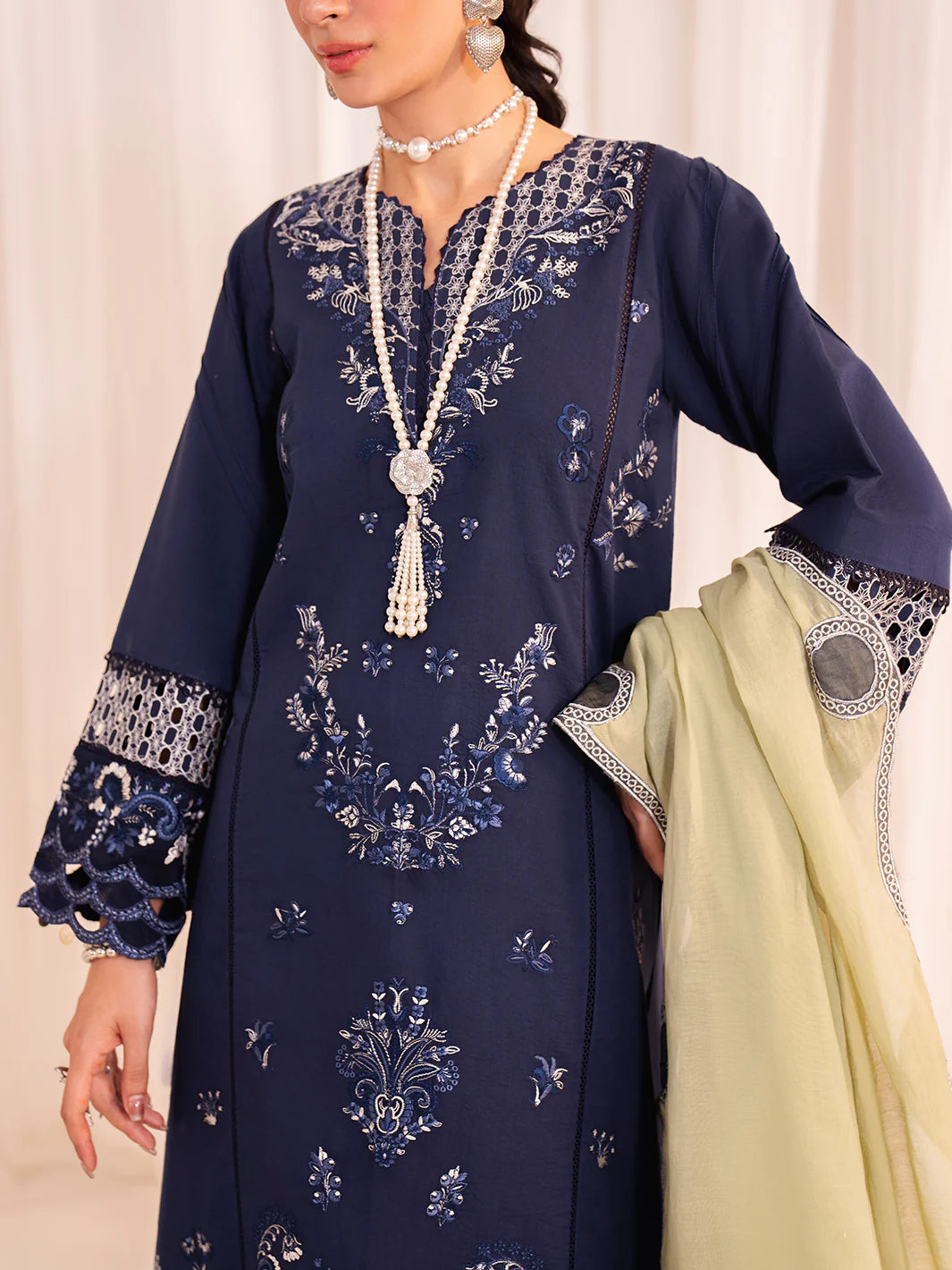 Faiza Faisal 3Pc Embroidered Lawn Suit SOFIE gulbuy.com