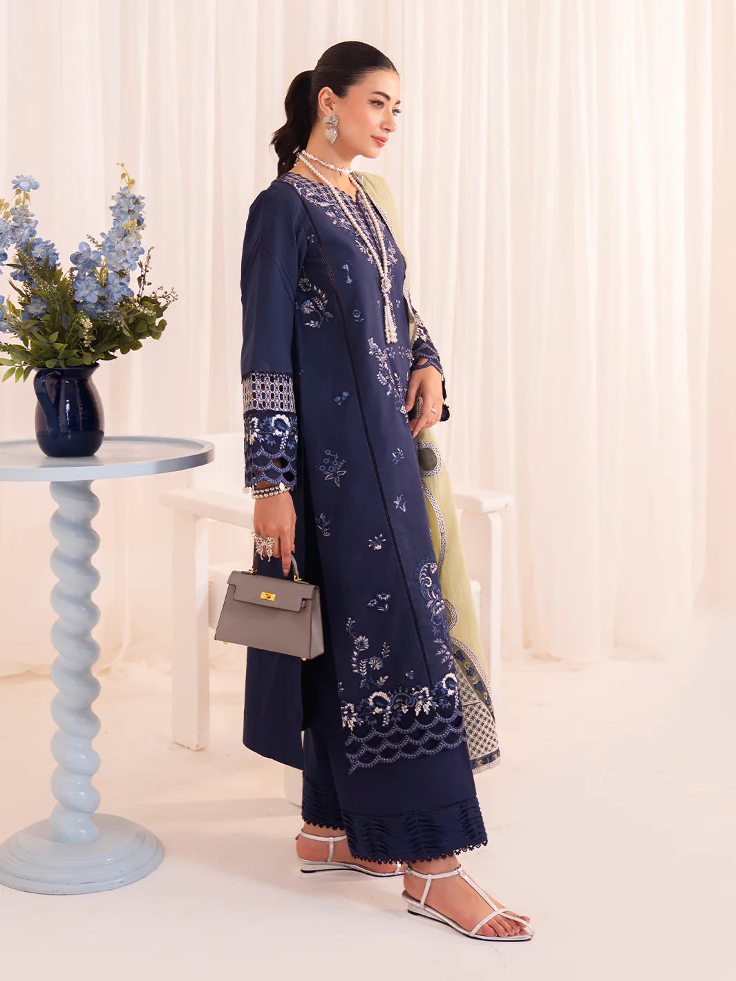 Faiza Faisal 3Pc Embroidered Lawn Suit SOFIE gulbuy.com