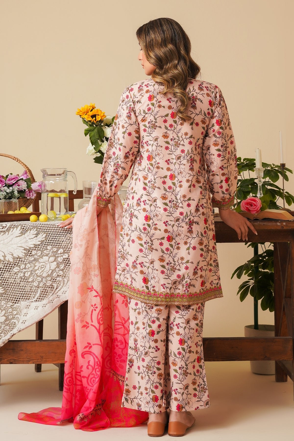 MANNAT 3PC PRINTED LAWN SUIT (RUFFLES)