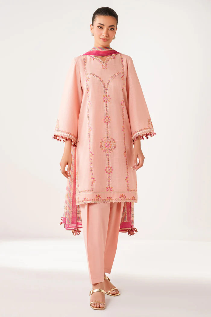 Jazmin 3Pc Embroidered Lawn Suit USE-9240 XL gulbuy.com