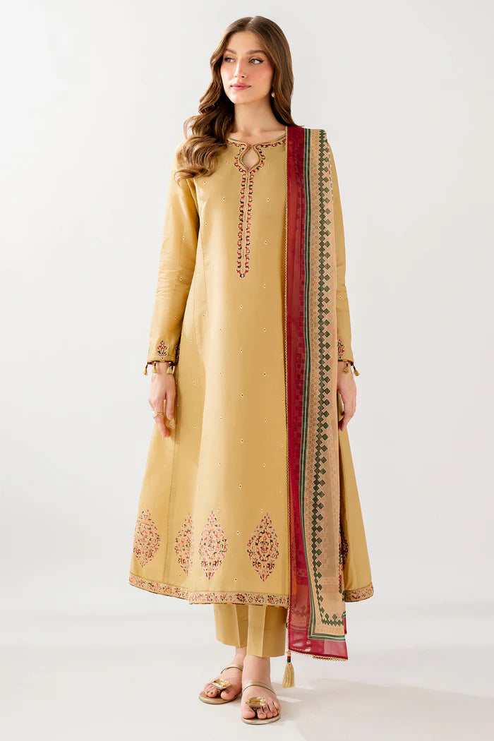 Jazmin 3Pc Embroidered Lawn Suit USE-9245 XL gulbuy.com