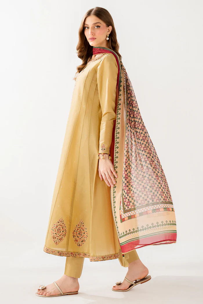 Jazmin 3Pc Embroidered Lawn Suit USE-9245 gulbuy.com