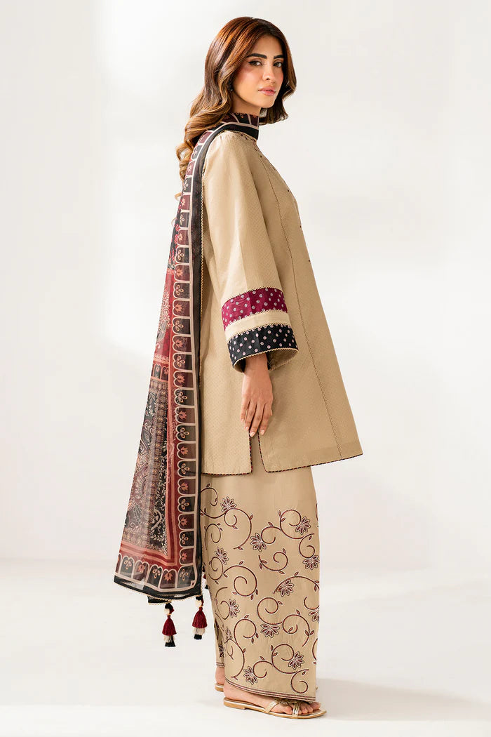 Jazmin 3Pc Embroidered Lawn Suit USE-9246 gulbuy.com