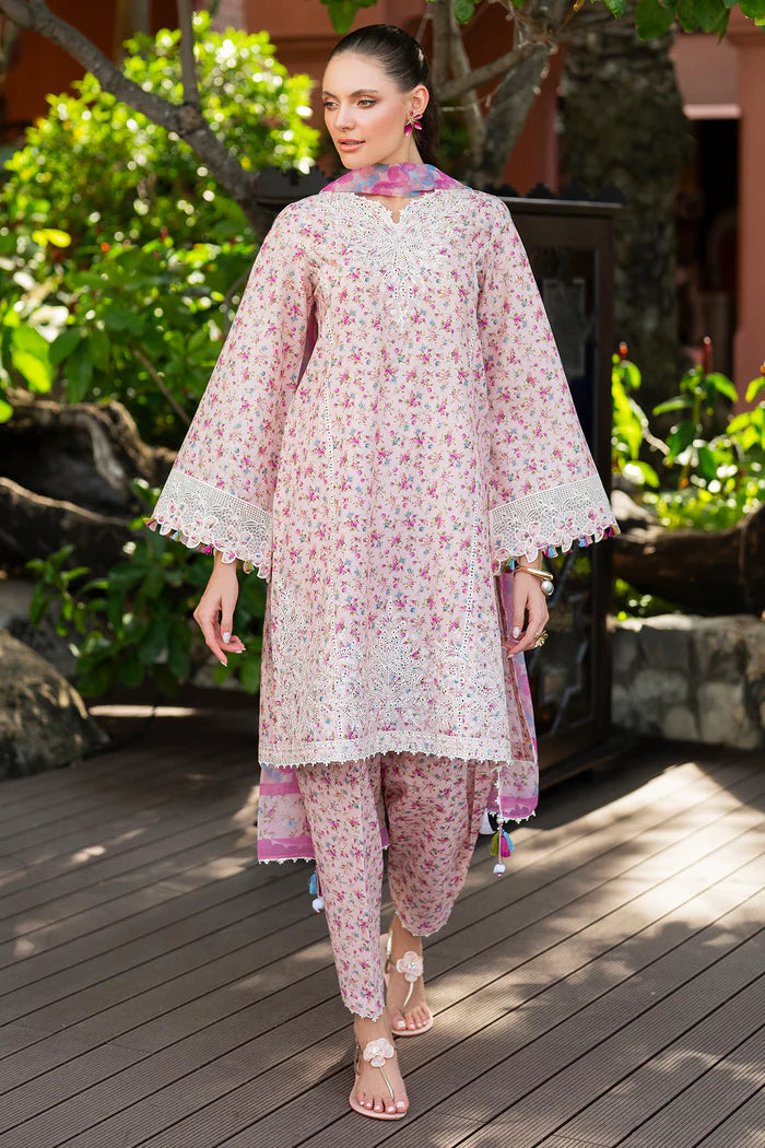 Jazmin 3Pc Embroidered Lawn Suit USE-9223 XL gulbuy.com