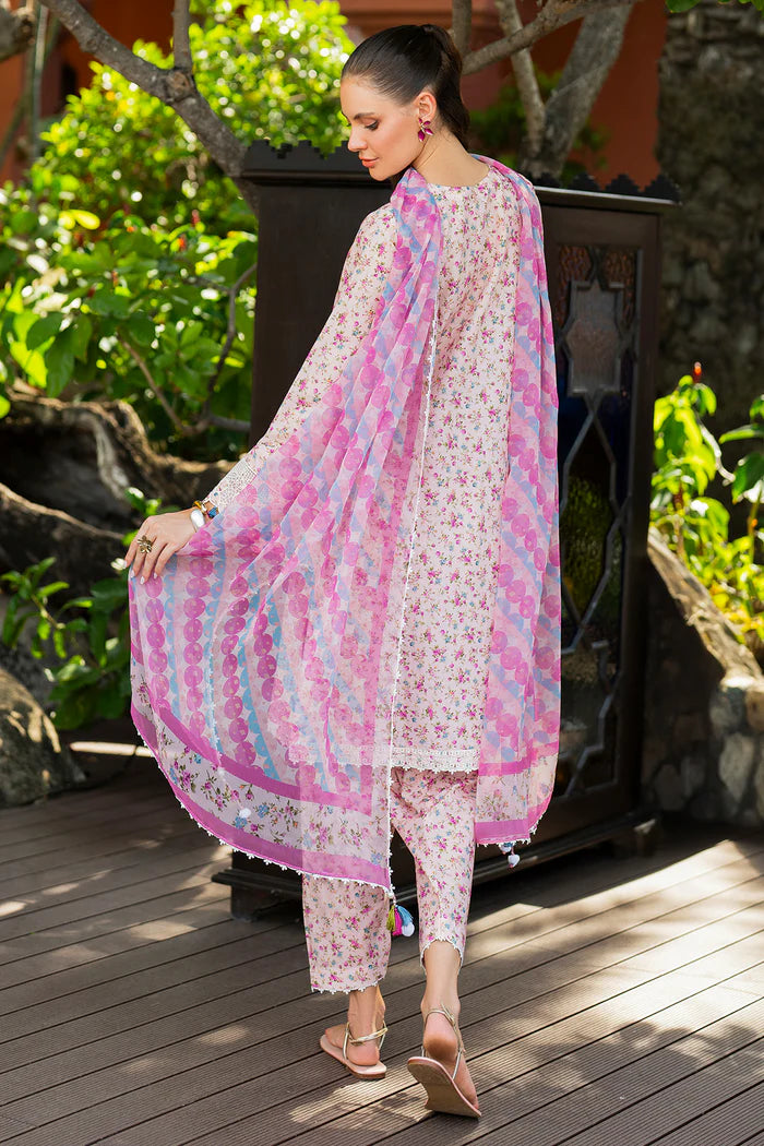Jazmin 3Pc Embroidered Lawn Suit USE-9223 gulbuy.com