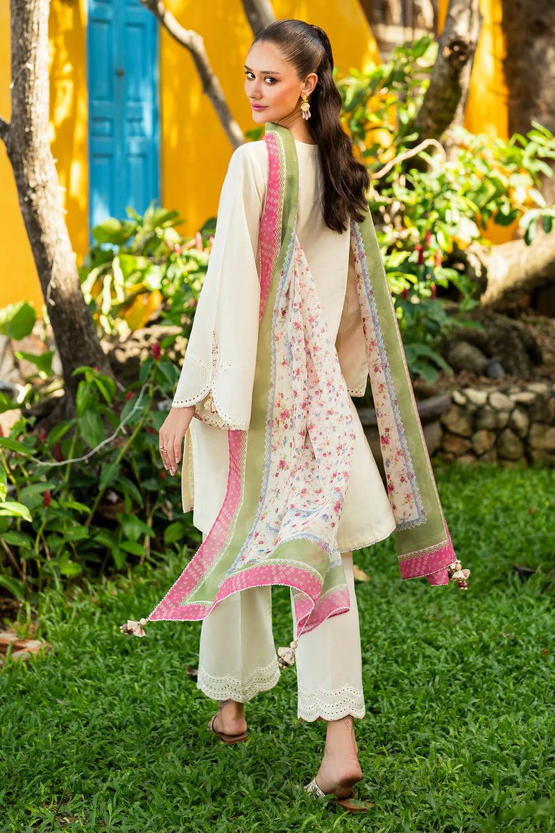 Jazmin 3Pc Embroidered Lawn Suit USE-9225 gulbuy.com