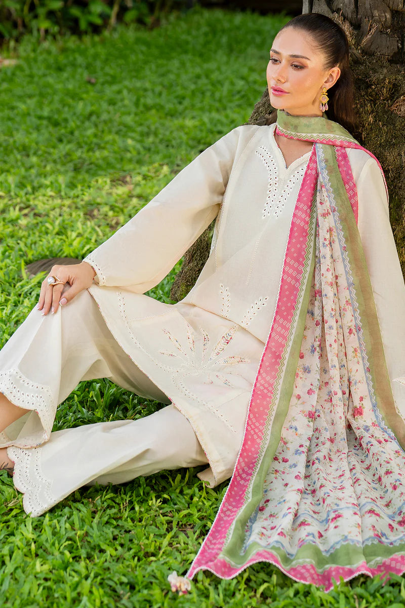 Jazmin 3Pc Embroidered Lawn Suit USE-9225 gulbuy.com