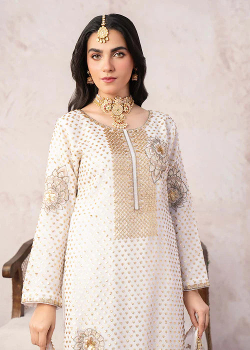 Haseens 3PC Embroidered Chiffon Suit Zohrah gulbuy.com