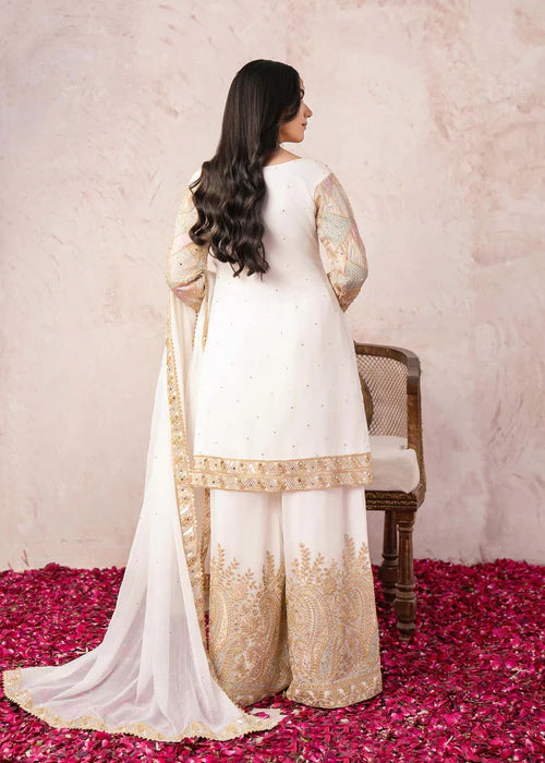 Haseens 3PC Embroidered Chiffon Suit Amarah gulbuy.com