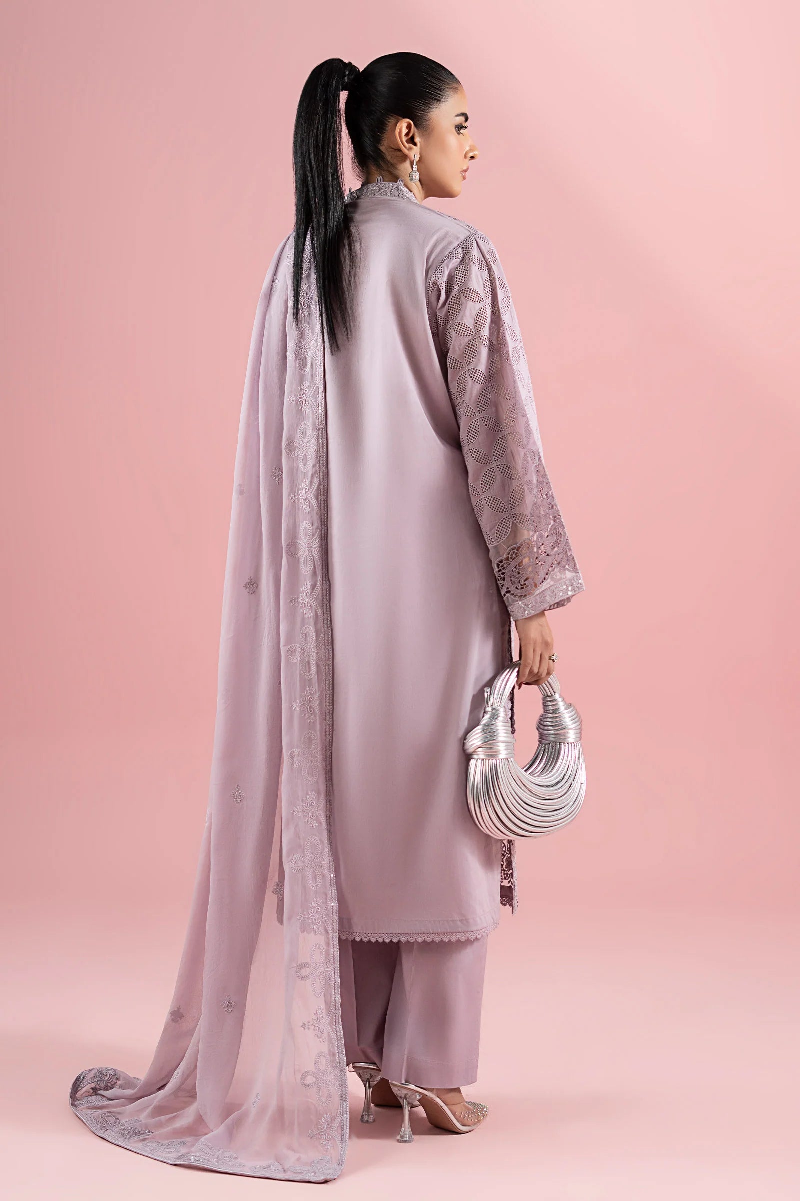 Maria B 3Pc Embroidered Lawn Suit DW-EA25-88-Lilac gulbuy.com