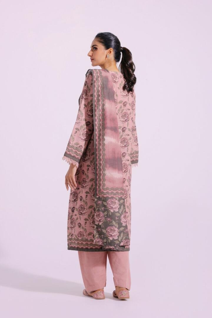 Ethnic 3 Piece Printed Khaddar Suit (E0285/202/120)
