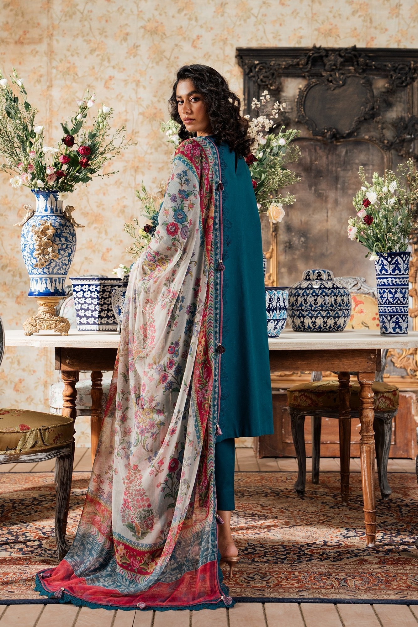 Ethnic 3 Piece Embroidered Lawn Suit (E0434/203/711)