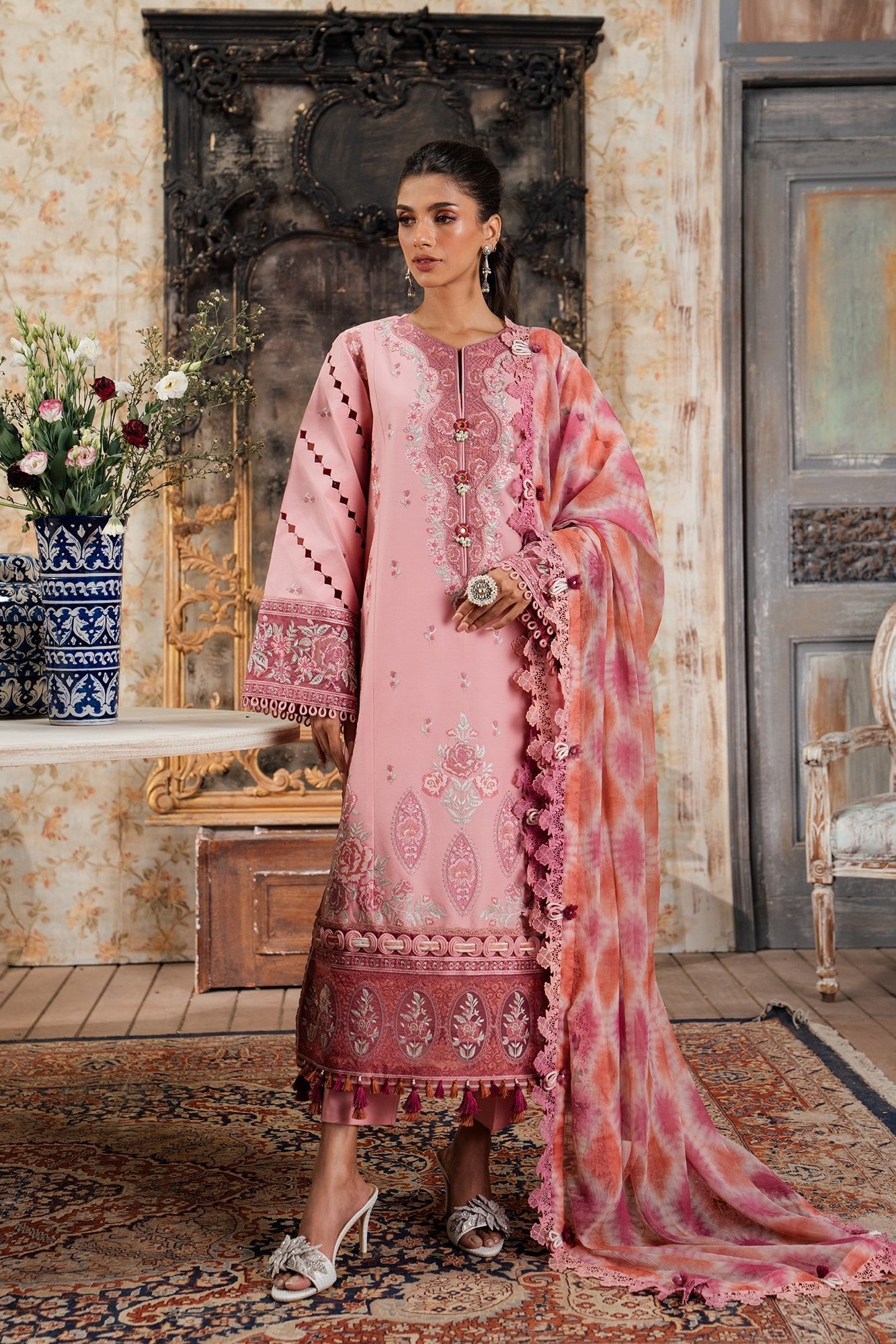 Ethnic 3 Piece Embroidered Lawn Suit (E0439/203/326)