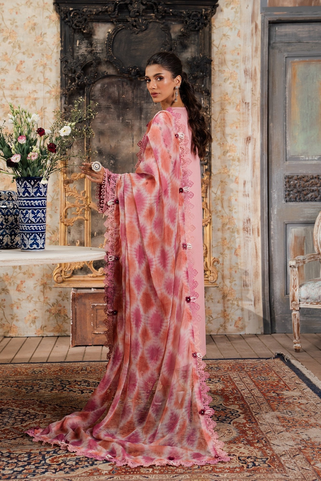Ethnic 3 Piece Embroidered Lawn Suit (E0439/203/326)